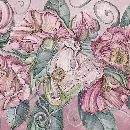 Fototapeta Lorenso -Gardenia - Różowe kwiaty TPA 1123 0034 00