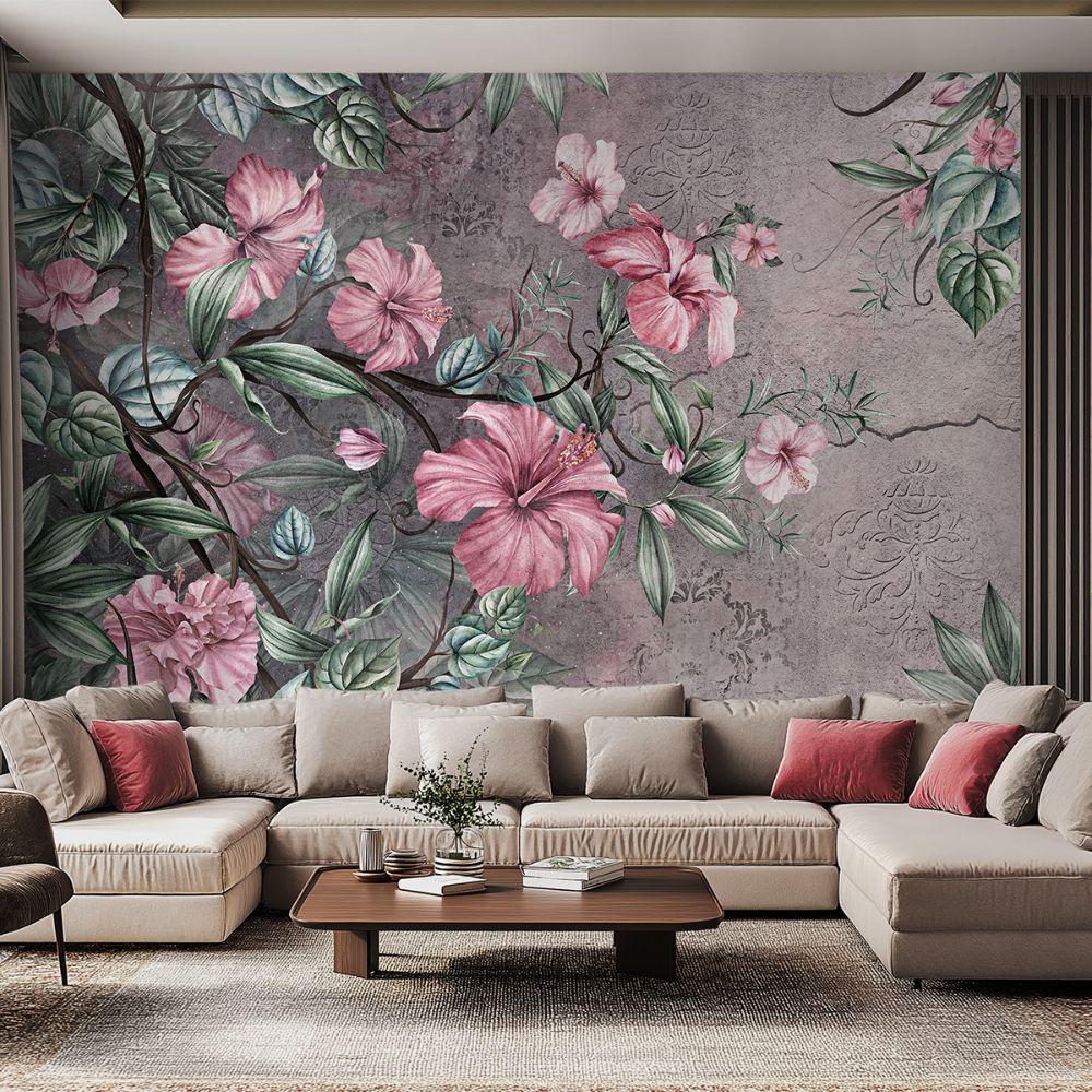 Fototapeta Lorenso -  Flocon - Różowe kwiaty  TPA 0624 0099 00