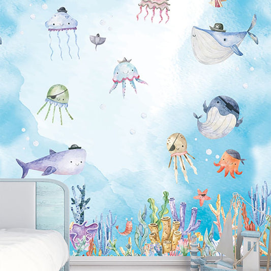 Pama Cute Walls Mural życie morskie Decoprint CW6058-1