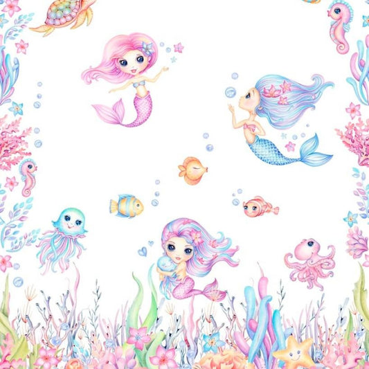 Pama Cute Walls Mural syreny Decoprint CW6059-1