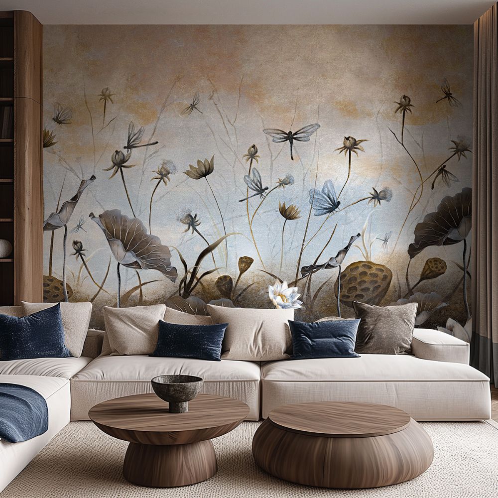 Fototapeta Lorenso - Marlow- Ważki na kwiatach  TPA 1223 0042 00