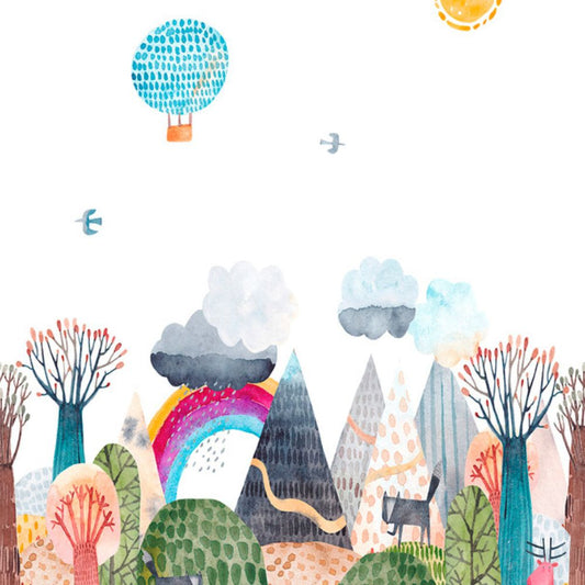 Pama Cute Walls Mural kolorowy krajobraz natury Decoprint CW6048-1