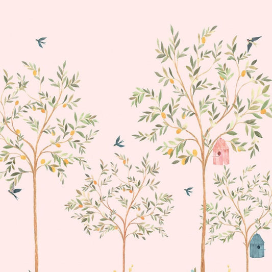 Pama Cute Walls Mural owocowe drzewa i ptaki Decoprint CW6121-1