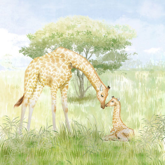 Pama Cute Walls Mural żyrafy Decoprint CW6115-2