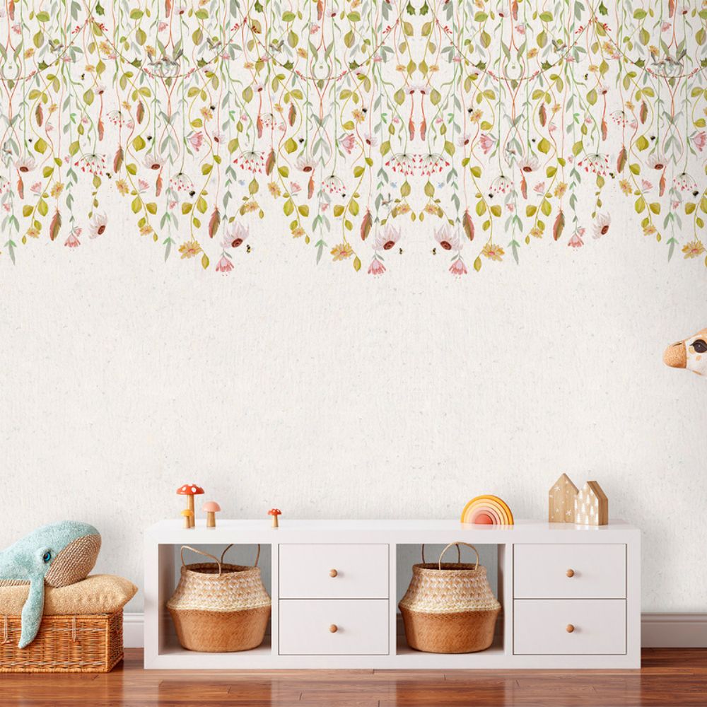Pama Cute Walls Mural kwiaty i liście Decoprint CW6124-2