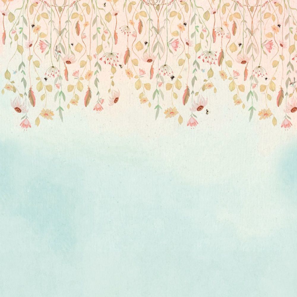 Pama Cute Walls Mural kwiaty i liście Decoprint CW6124-1