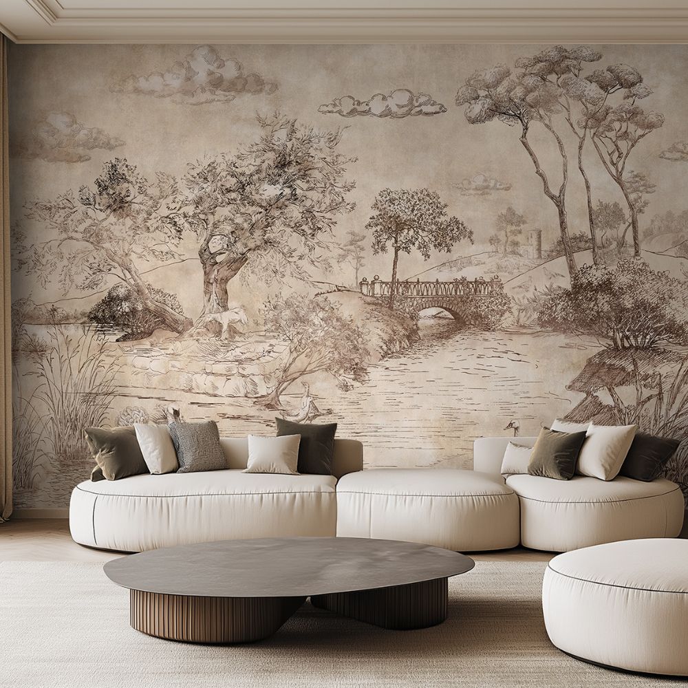 Fototapeta Lorenso - Riveria - Krajobraz z rzeką   TPA 0824 0106 00