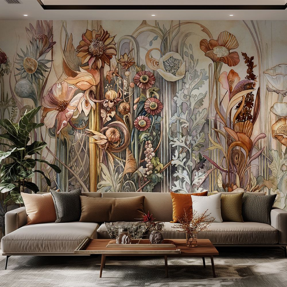 Fototapeta Lorenso - Season- Abstrakcyjna łąka  TPA 0124 0052 00