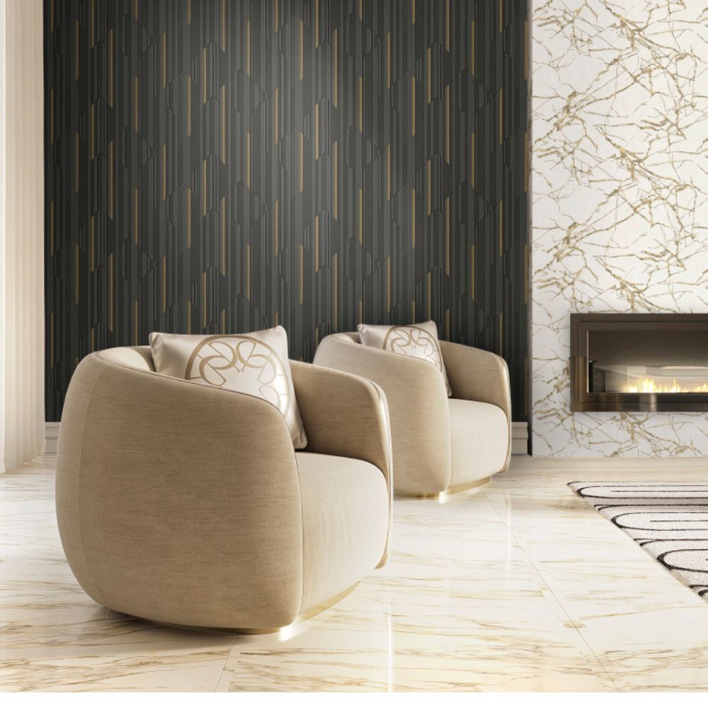 Tapeta ZAMBAITI PARATI Elie Saab 2 Geometria efekt 3d Z34912