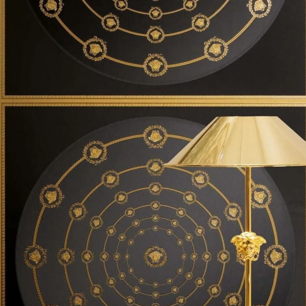 VERSACE VI - Tapeta ornament z Meduzami 79175-5