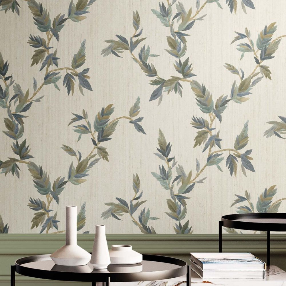 Cristiana Masi Ornamenta tapeta w kwiaty liście 35915