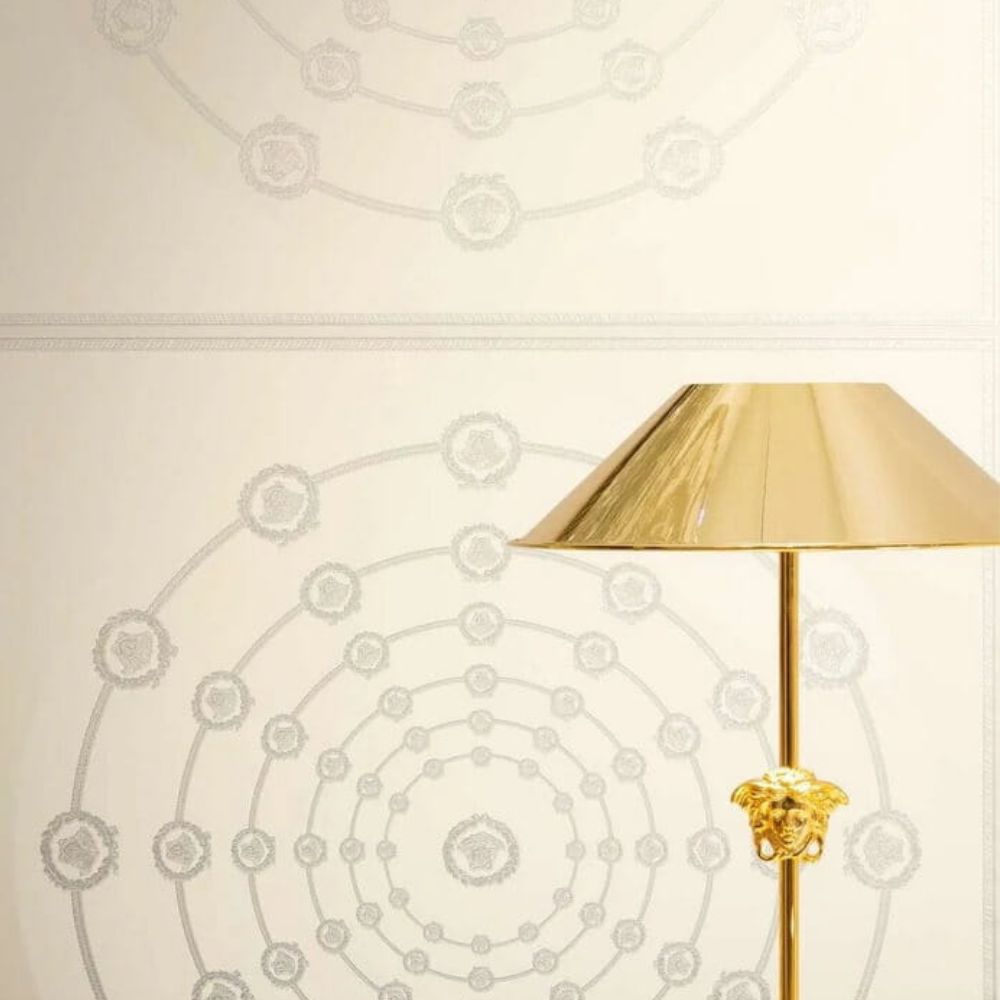 VERSACE VI - Tapeta ornament z Meduzami 79175-2