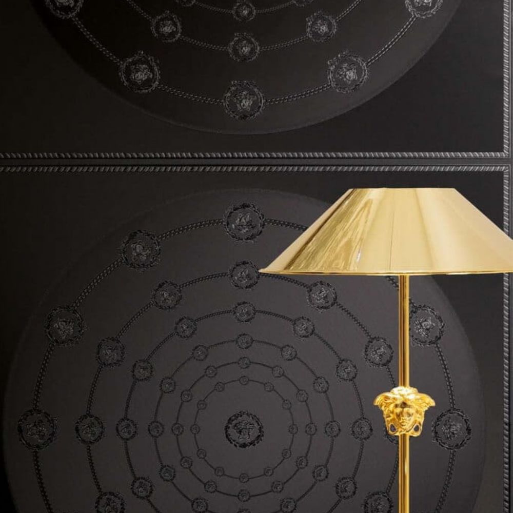 VERSACE VI - Tapeta ornament z Meduzami 79175-6