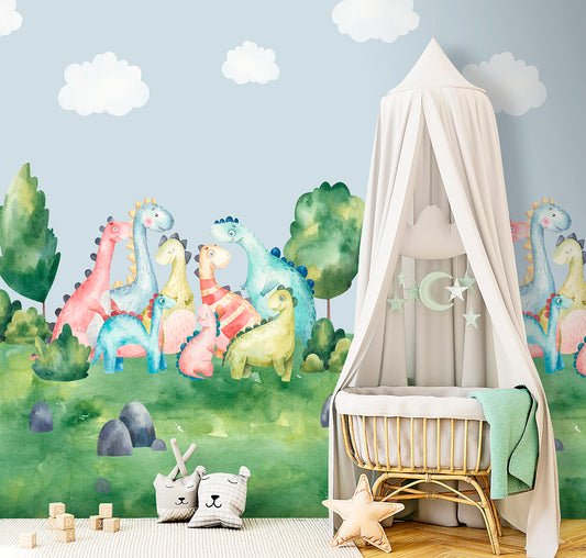 Pama Cute Walls Mural dinozaury Decoprint CW6003-2