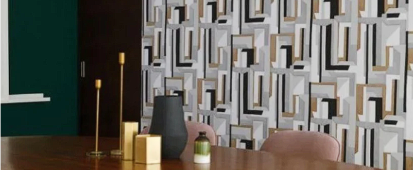 Jak połączyć elegancję z geometrycznym designem? Sięgnij po tapety w stylu art déco!