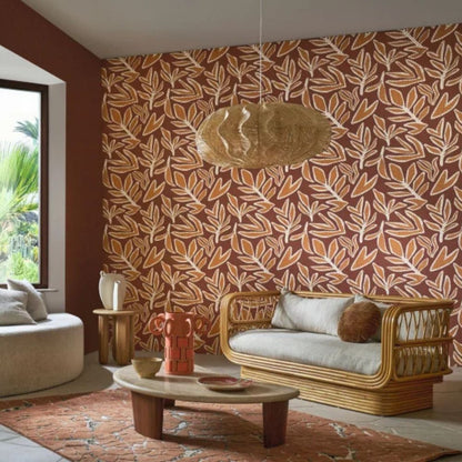 Casamance Lanzea  Tapeta w  liście 77640406