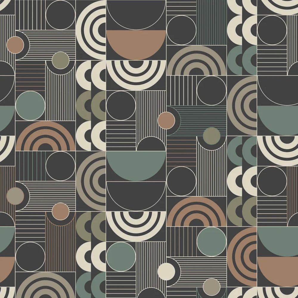 Boråstapeter Graphics Cosmopolitan tapeta geometryczna w stylu retro 4755