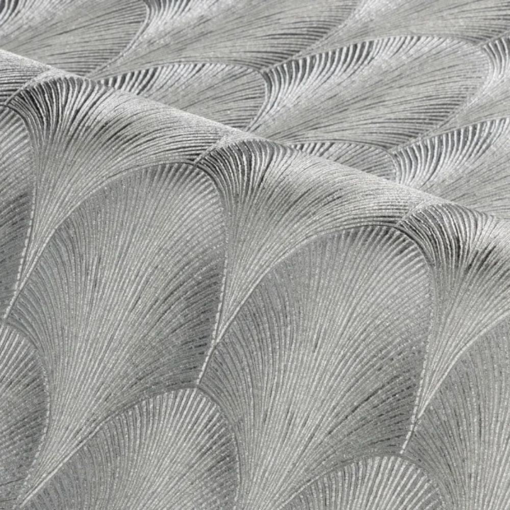 Casamance ECRIN  Vendome  Tapeta  wachlarze  metaliczna folia srebrna 76492752