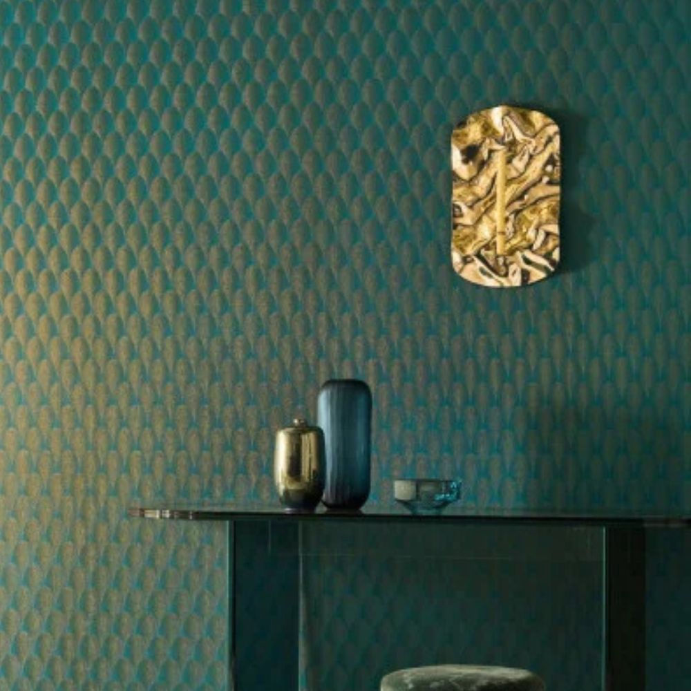 Casamance ECRIN  Tapeta wachlarze art-deco 75782242