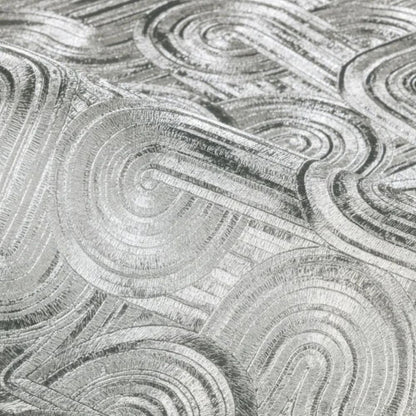 Casamance ECRIN  Carat zakrzywione mieniące linie 75101630