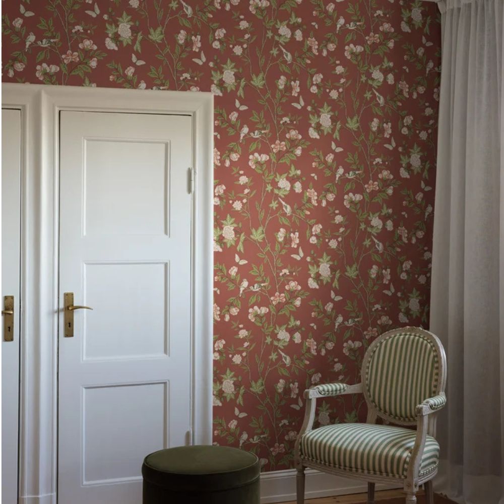 Boråstapeter Herrgård Sophia Magdalena Tapeta w kwiaty 8704