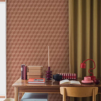 Boråstapeter Graphics Cube tapeta z geometrycznym trójwymiarowym wzorem 4748
