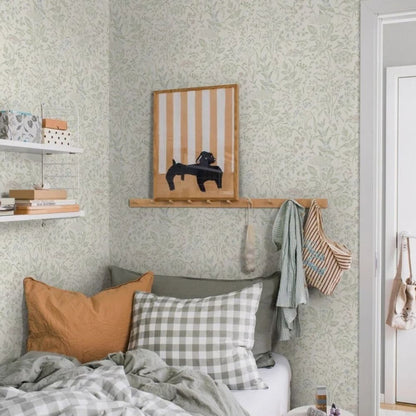 Boråstapeter Borosan Emil Tapeta w drobne liście 38734