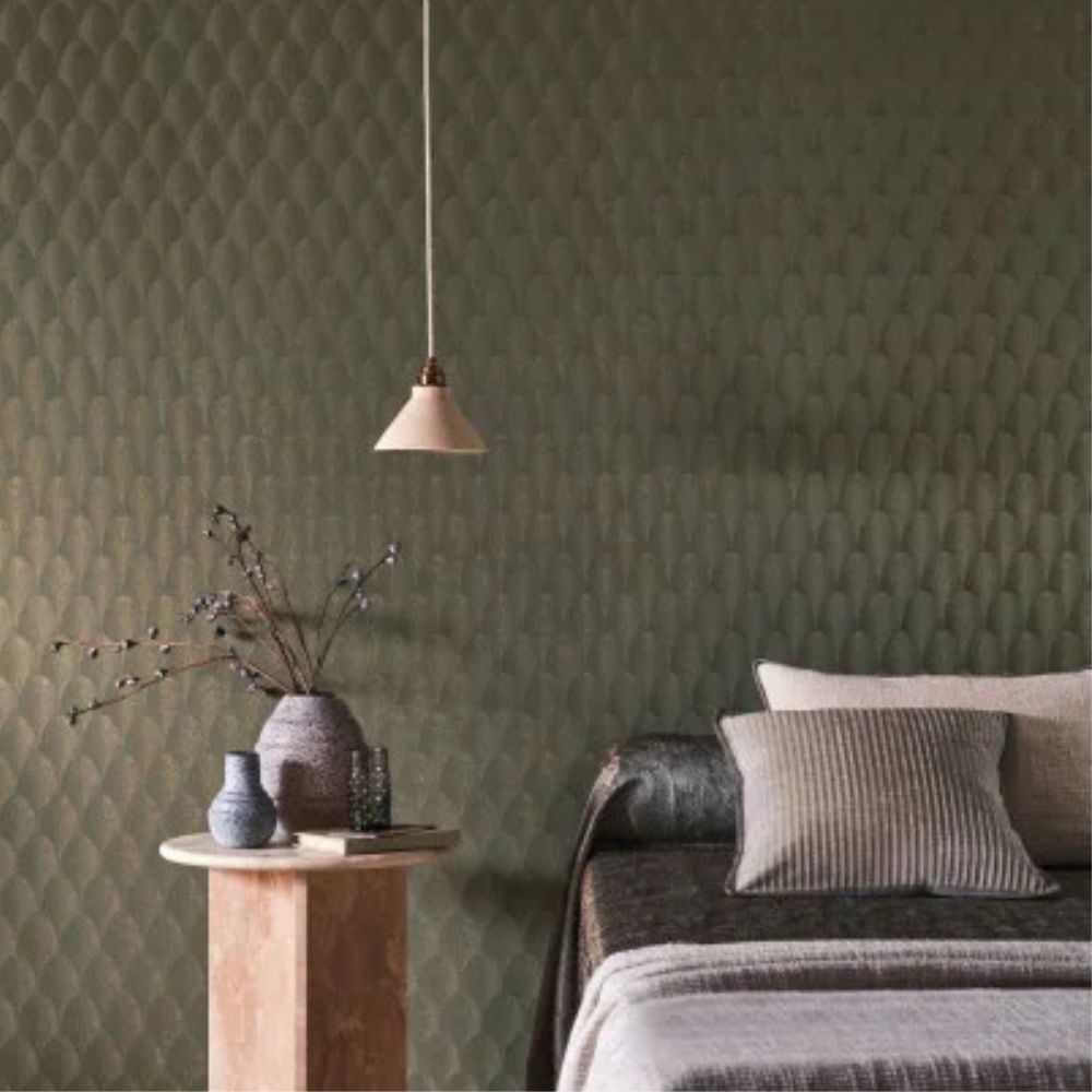 Casamance ECRIN  Tapeta wachlarze art-deco 75781834