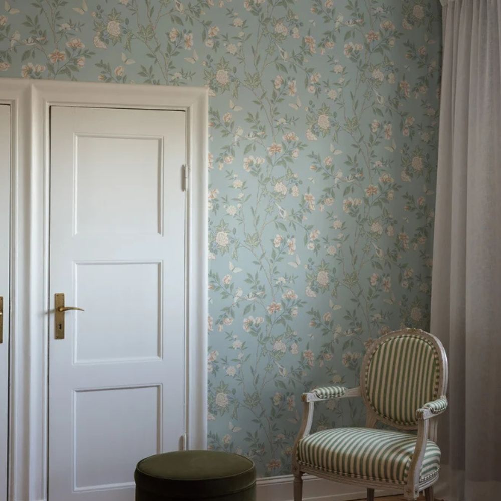 Boråstapeter Herrgård Sophia Magdalena Tapeta w kwiaty 8702