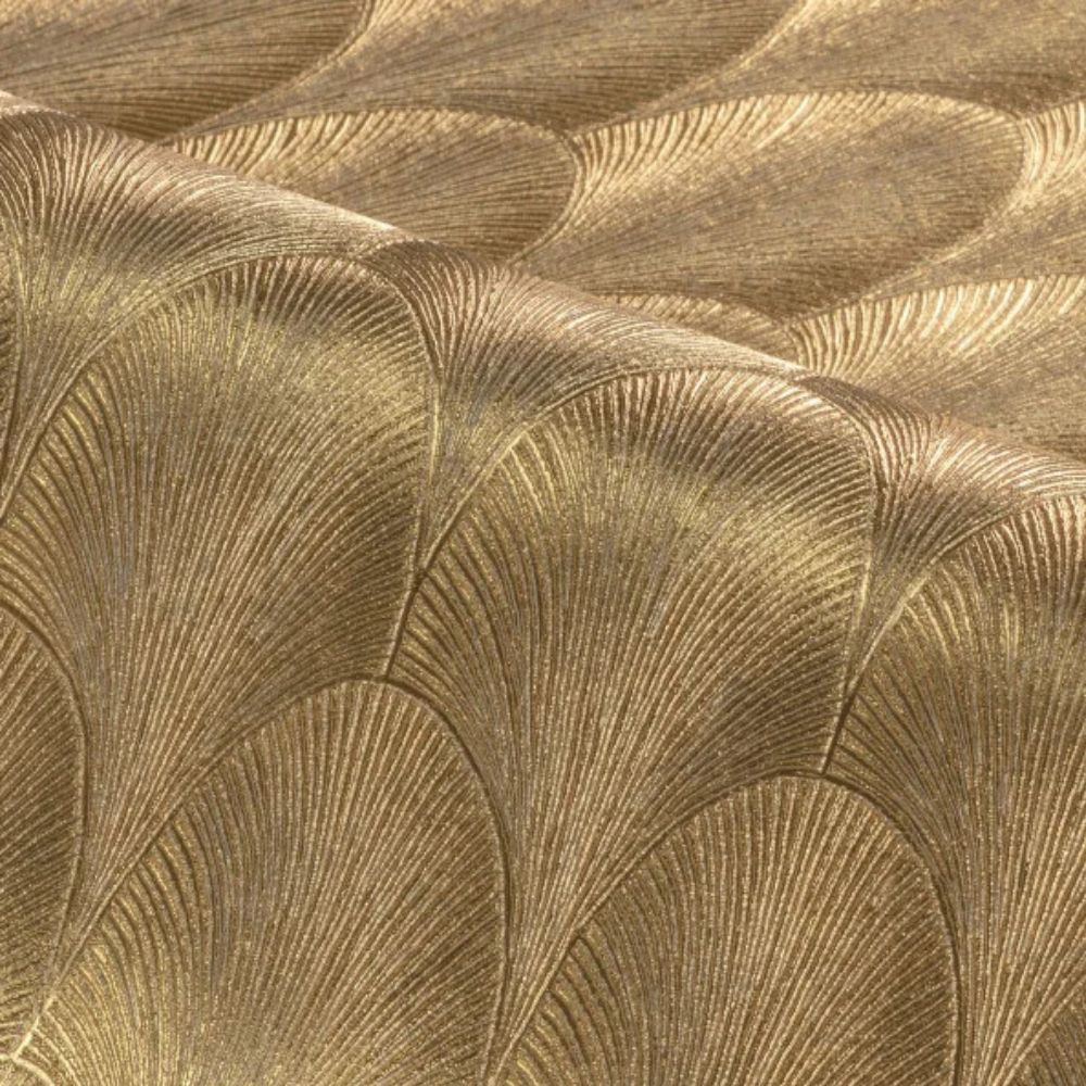Casamance ECRIN  Vendome  Tapeta  wachlarze  metaliczna folia srebrna 76492650
