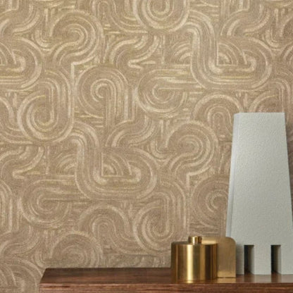 Casamance ECRIN  Carat zakrzywione mieniące linie 75001222