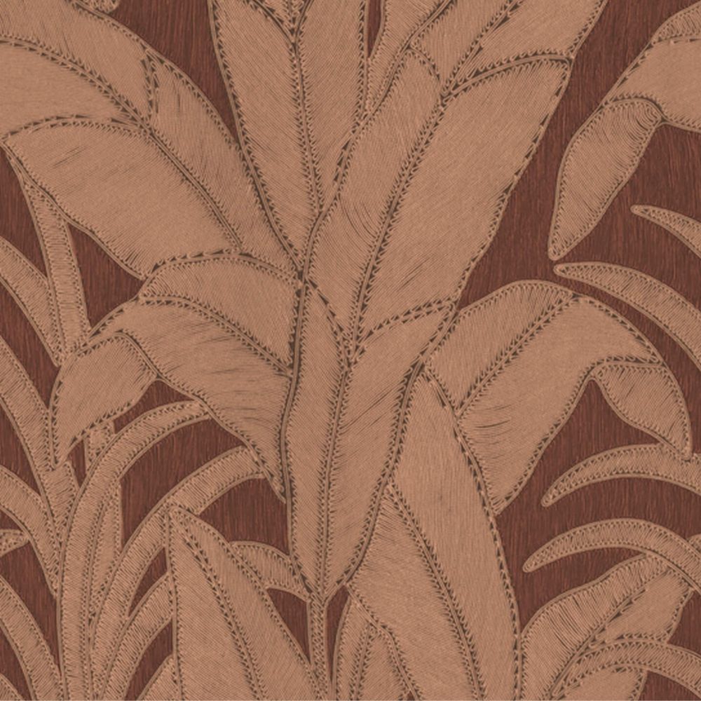 ARTE  Manila Botanic Tapeta w bananowca z efektem wyszywania 64502