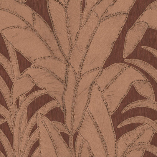 ARTE  Manila Botanic Tapeta w bananowca z efektem wyszywania 64502