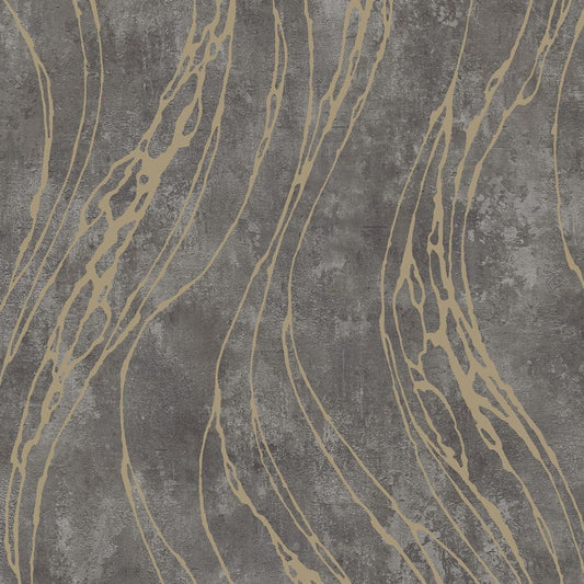 GRANDECO TIME 3 Tapeta beton i fale TJ3102