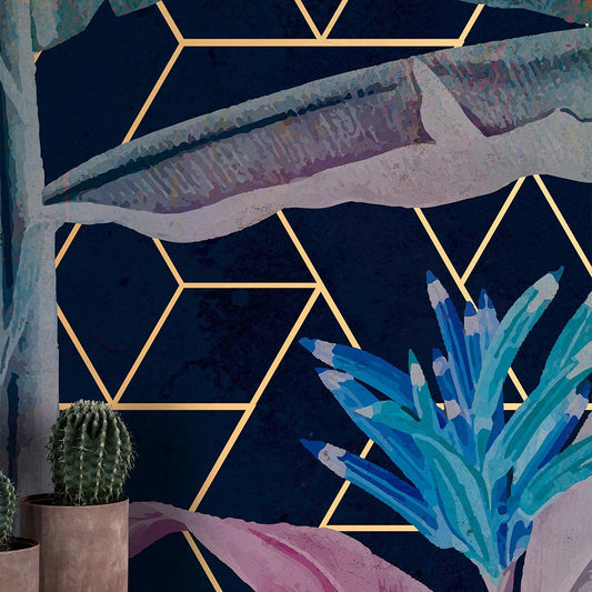 Wall'n Love Horizon - Tropikalne kolorowe palmy