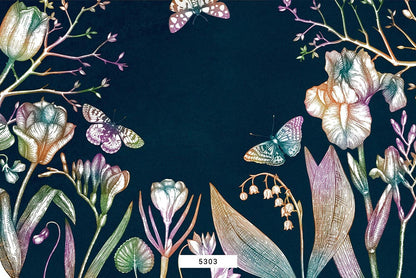 Wall'n Love Horizon - Kolorowe kwiaty i motyle