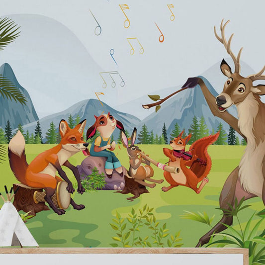 Wall'n Love Little One - Zwierzęta muzykujące w lesie
