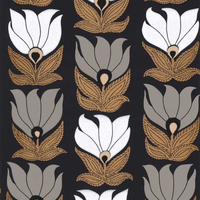Casamance SQUARE - DAUPHINE - Tapeta botaniczna w kwiaty