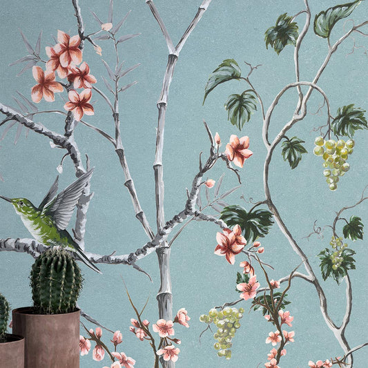 Wall'n Love Zen - Winogrona i kwiaty