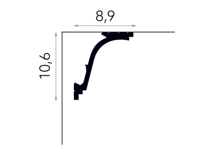 Listwa karniszowa MD110