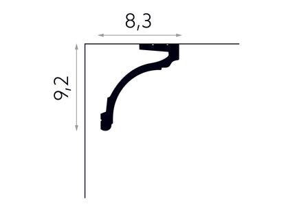 Listwa karniszowa MD161