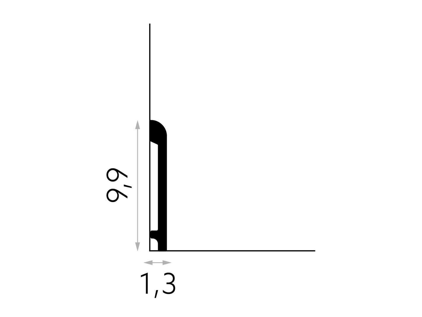 Listwa przypodłogowa Premium MD236P