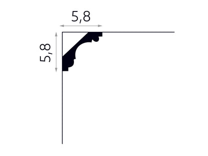 Listwa elastyczna sufitowa MDA005F