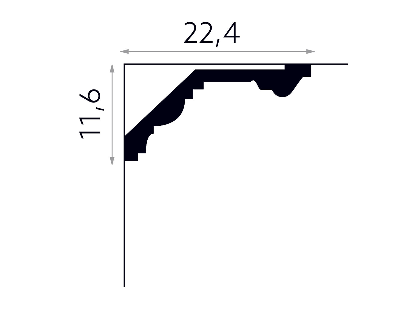 Listwa sufitowa MDB121