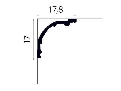 Listwa sufitowa MDB128