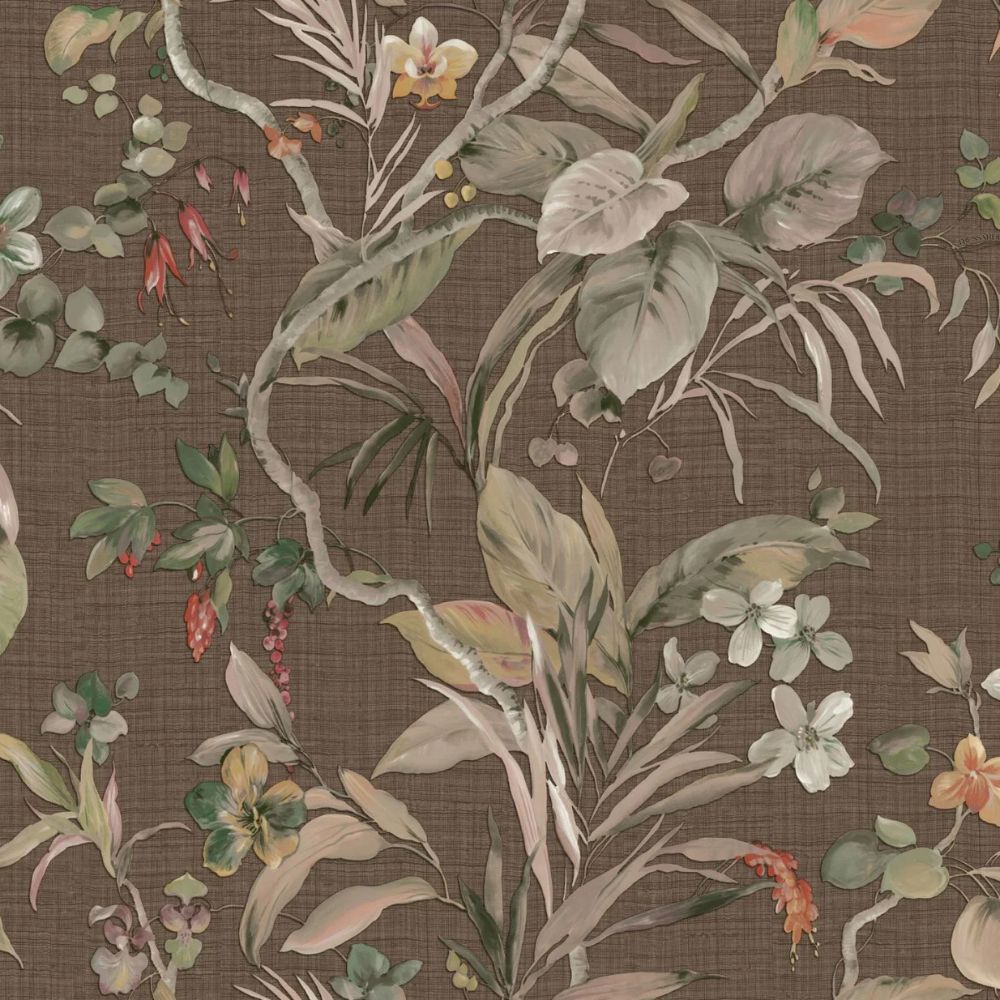 Tapeta ZAMBAITI PARATI Trussardi 8 Kolorowe kwiaty liście  Z30332