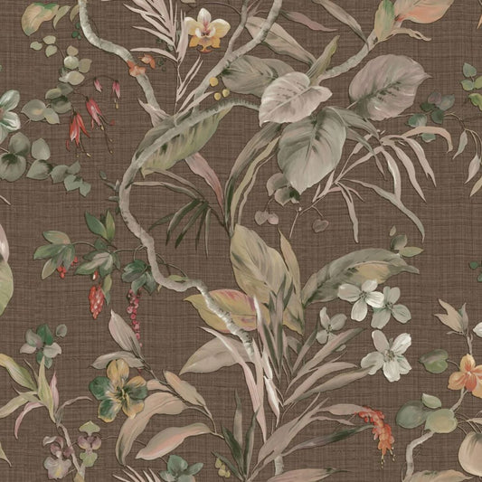 Tapeta ZAMBAITI PARATI Trussardi 8 Kolorowe kwiaty liście  Z30332