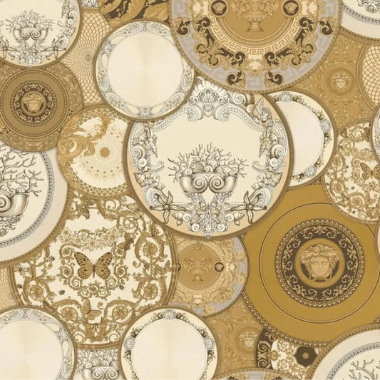 VERSACE VI - Tapeta kolaż talerzy 79136-3