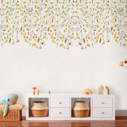 Pama Cute Walls Mural kwiaty i liście Decoprint CW6124-2