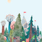 Pama Cute Walls Mural kolorowy las CW6034-2